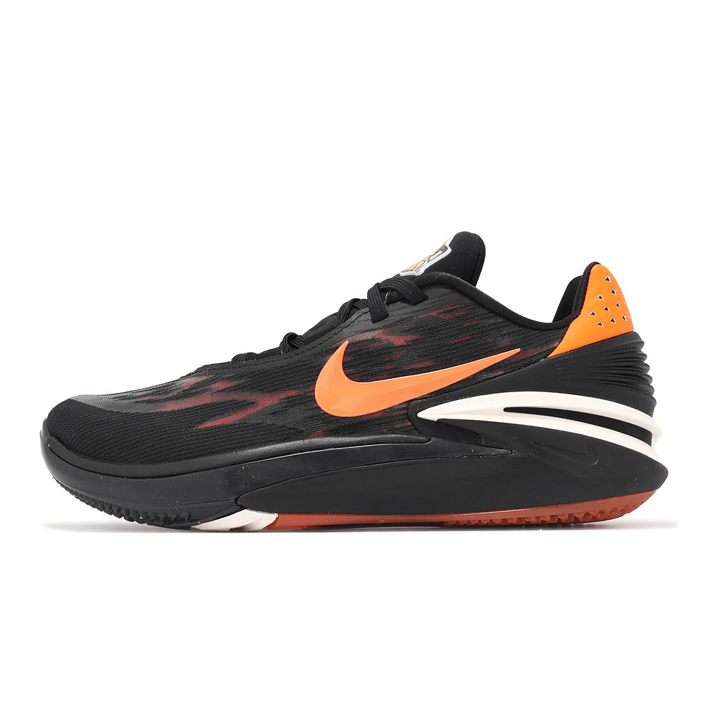 Nike 籃球鞋 Air Zoom G.T. Cut 2 黑 橘 低筒 男鞋 實戰 [ACS] DJ6015-004
