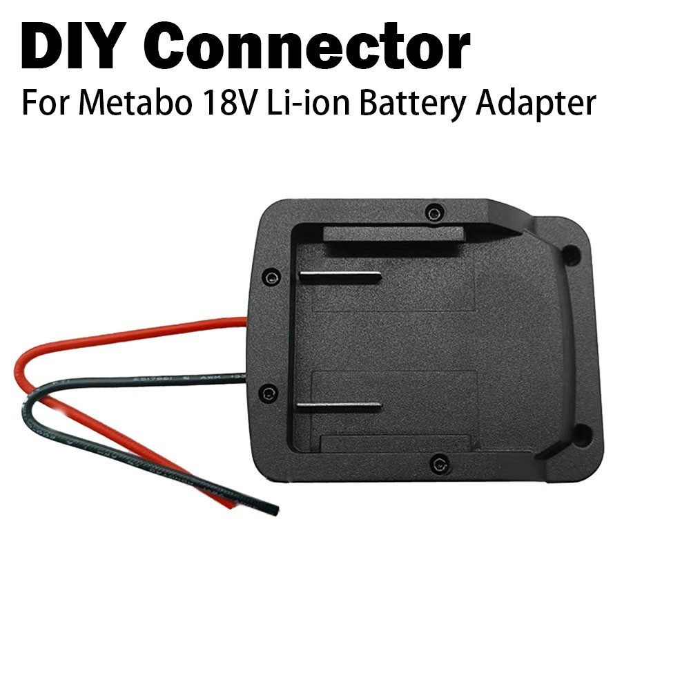 [折扣] 適用於 Metabo 18V 鋰離子電池適配器 DIY 輸出到底座電源連接器可能