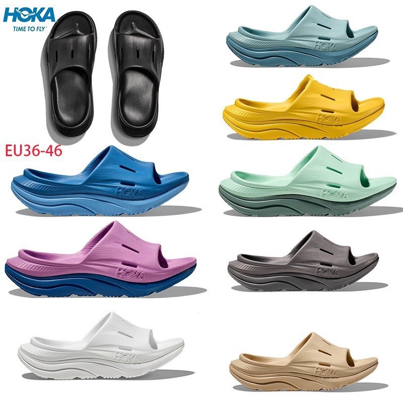 top HOKA ONE ONE ORDA RECOVERY SLIDE 3 新款情侶EVA橡膠防水拖鞋 奧拉舒緩拖鞋3