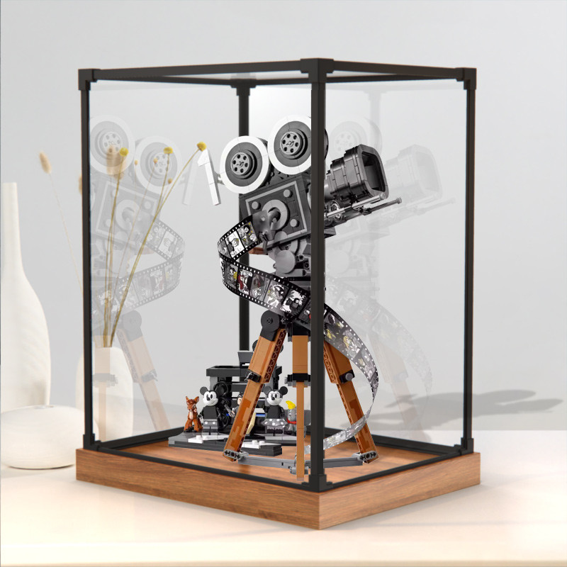 亞克力展示盒適用樂高43230華特·迪士尼攝影機致敬版防塵收納盒