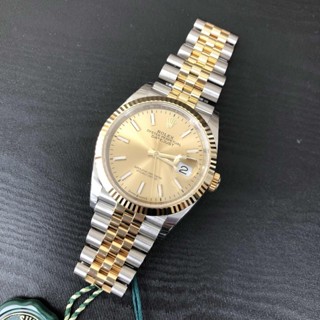 恆動勞力士ROLEX間金黃面36mm機械錶日誌126233
