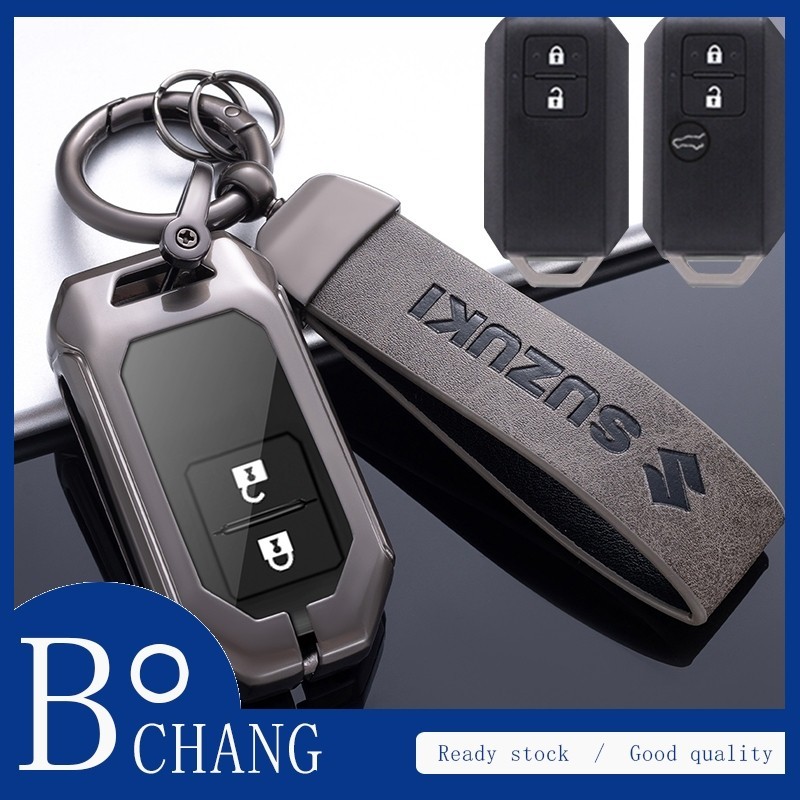 SUZUKI 適用於鈴木 XL7 和 Ertiga GLX Swift 遙控鑰匙盒蓋合金鑰匙扣配件