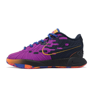 Nike 籃球鞋 LeBron XXI SE GS 大童 女鞋 紫 金黃 LBJ [ACS] FN5040-500