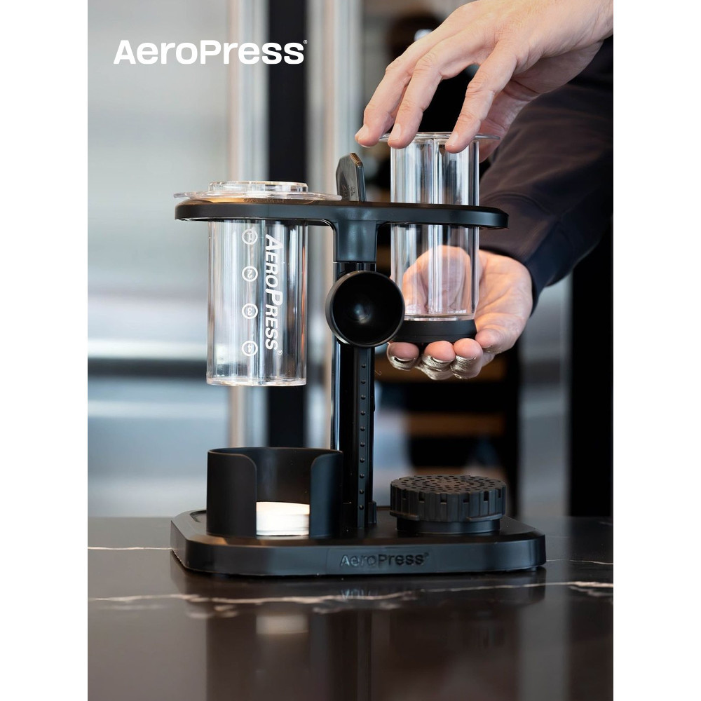 【熱賣 咖啡配件】Aeropress愛樂壓咖啡器具收納架手衝咖啡機手衝壺配件置物架杯架