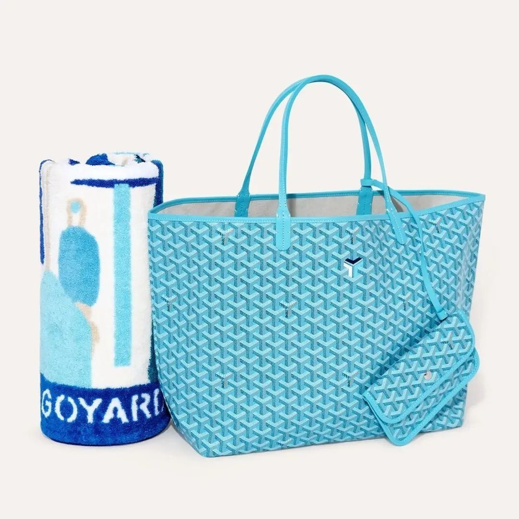 近全新 Goyard 托特包 gm blue 日本直送 二手