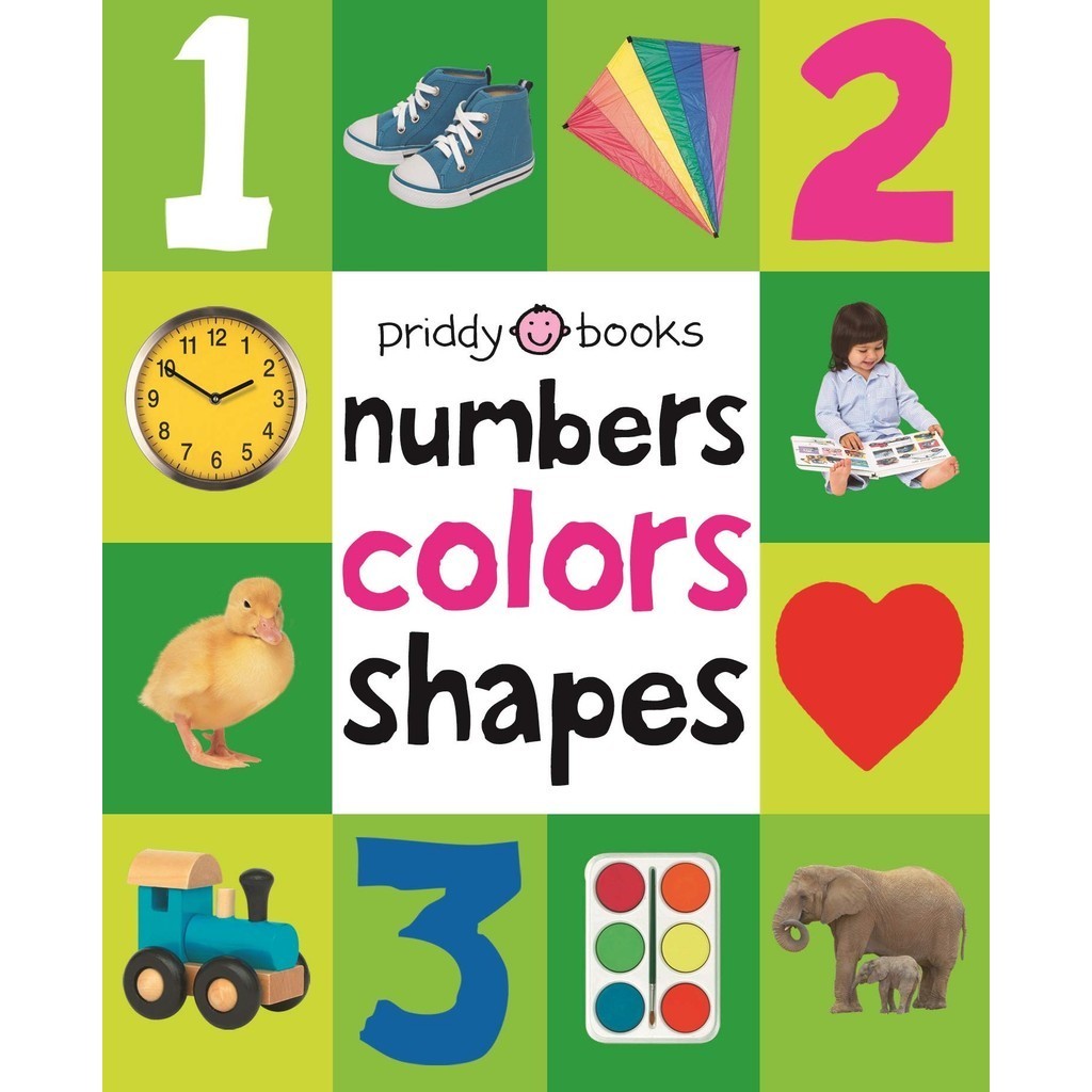 Numbers, Colors, Shapes(硬頁書)/Priddy Bicknell Books【禮筑外文書店】