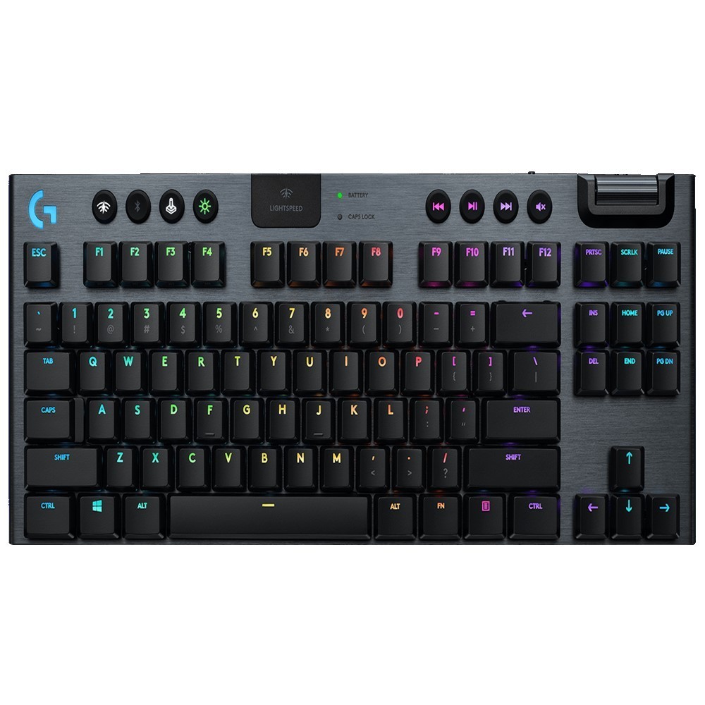 【Logitech 羅技】G913 TKL 無線機械鍵盤【青軸】