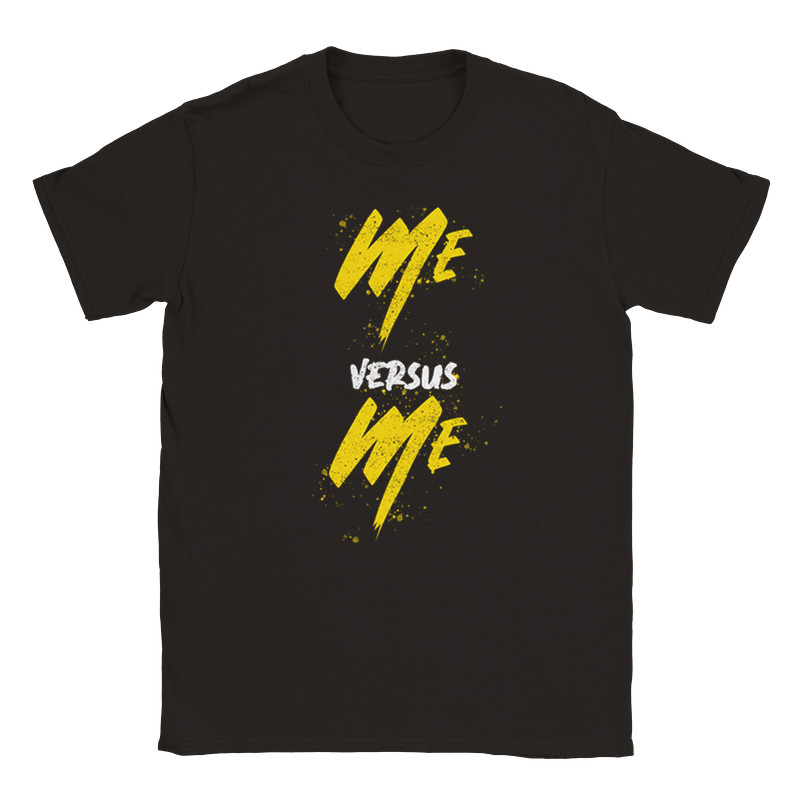 Me Versus Me T 恤勵志 T 恤健身房鍛煉禮物創意