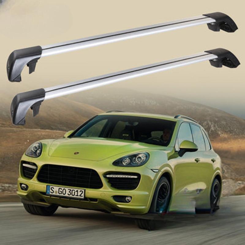 Porsche Cayenne 凱燕 改裝 配件 全景天窗車頂架行 車頂行李架 鋁合金車頂架 靜音橫桿