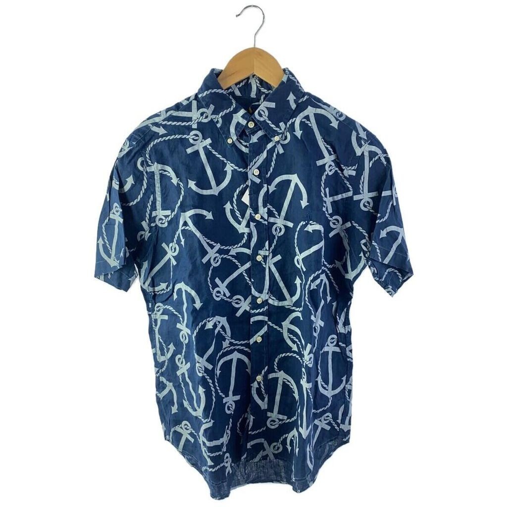 Ralph Lauren襯衫亞麻布 短袖 長袖 海軍藍 日本直送 二手