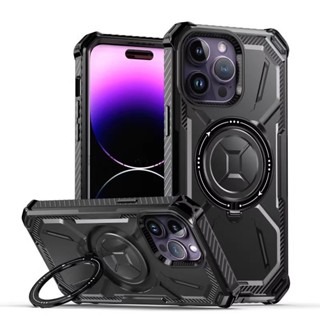 美國軍規防摔 磁吸無線充電 旋轉支架 適用 iPhone 16 15 14 13 12 Pro max 保護殼 防摔殼