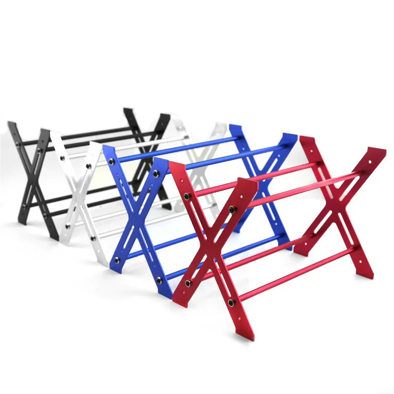 輪胎儲物架 RC 1/10 比例車庫裝飾適用於 1.9 英寸 2.2 英寸車輪 Traxxas TRX-4 軸嚮 SCX