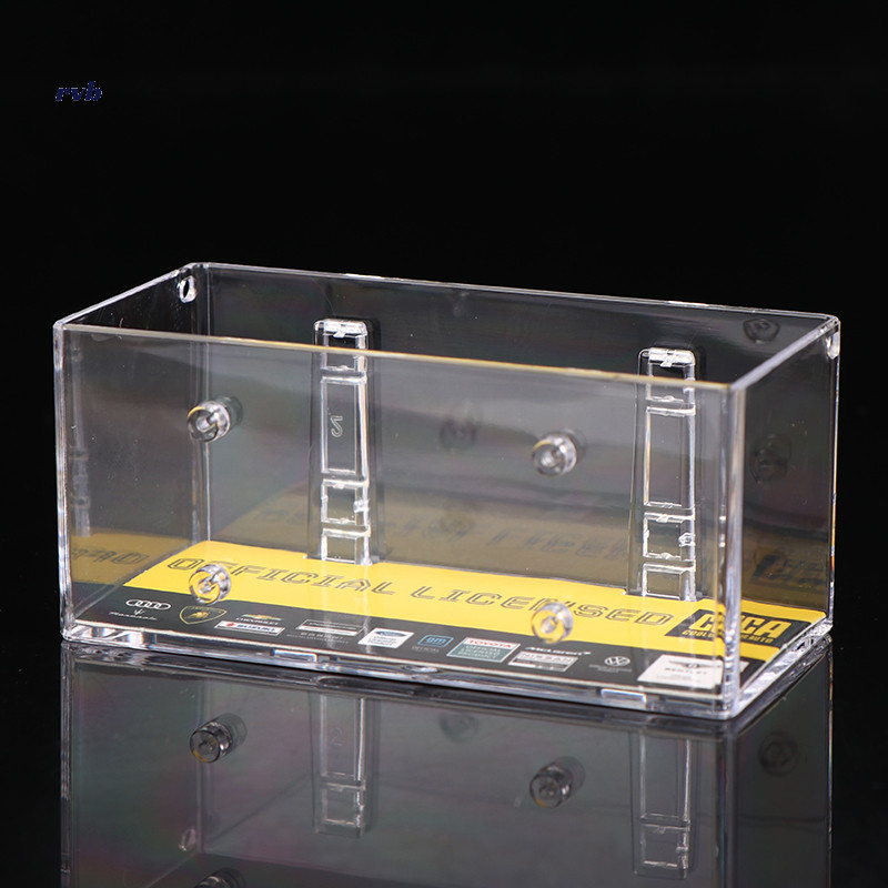 華麗的亞克力展示櫃適合 1:64 迷你尺寸防塵透明盒櫃 1/64 可動人偶展示盒全新