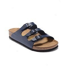 Birkenstock經典海洋藍佛羅里達三棒減震男女拖鞋