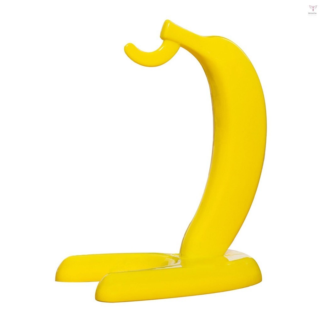 香蕉衣架香蕉樹架支架黃色現代香蕉展示架掛鉤廚房檯面水果存儲