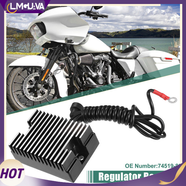 Lmg 摩托車穩壓器 74519-88 74519-88A H1988 穩壓整流器更換兼容 CVO Dyna