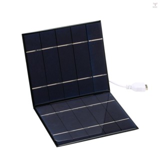 Uurig)7w/5v 便攜式太陽能充電器,帶 USB 端口可折疊太陽能電池板露營遠足旅行緊湊型太陽能手機充電器,適用於