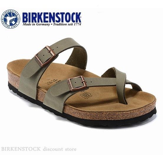 BIRKENSTOCK 勃肯 Mayari 男/女經典軟木荔枝紋灰色涼鞋拖鞋 34-46