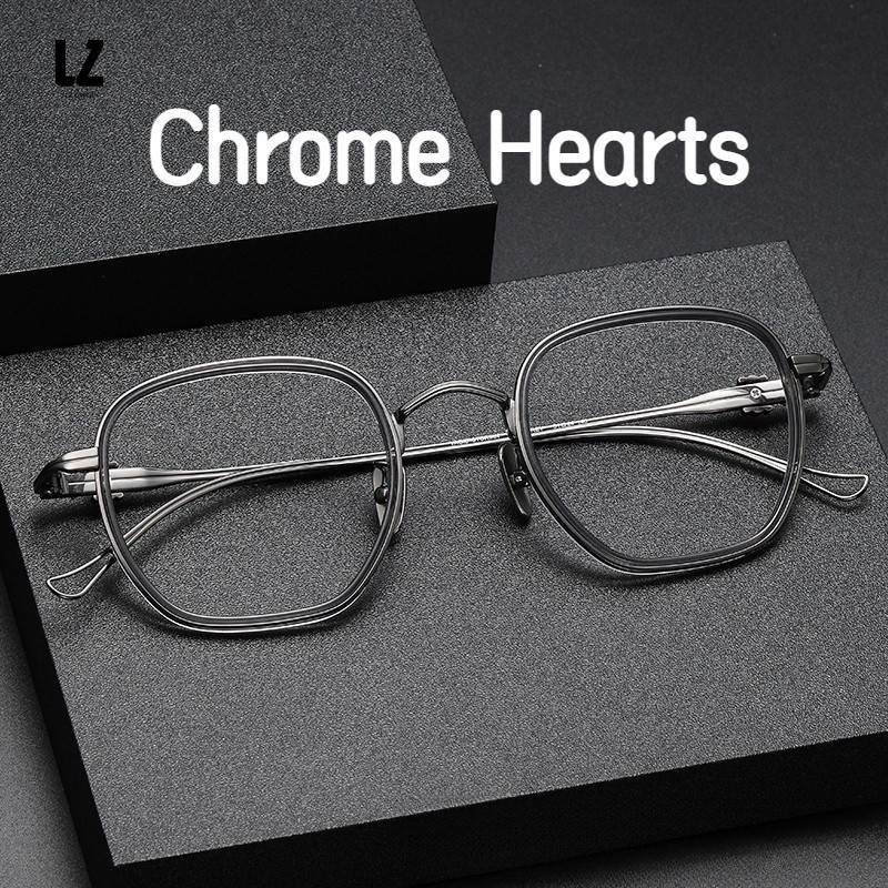 【LZ鈦眼鏡】新款Chrome Hearts剋羅心衕款VAGIDICTORIAN闆材純鈦眼鏡框 可配防藍光大臉框架眼鏡
