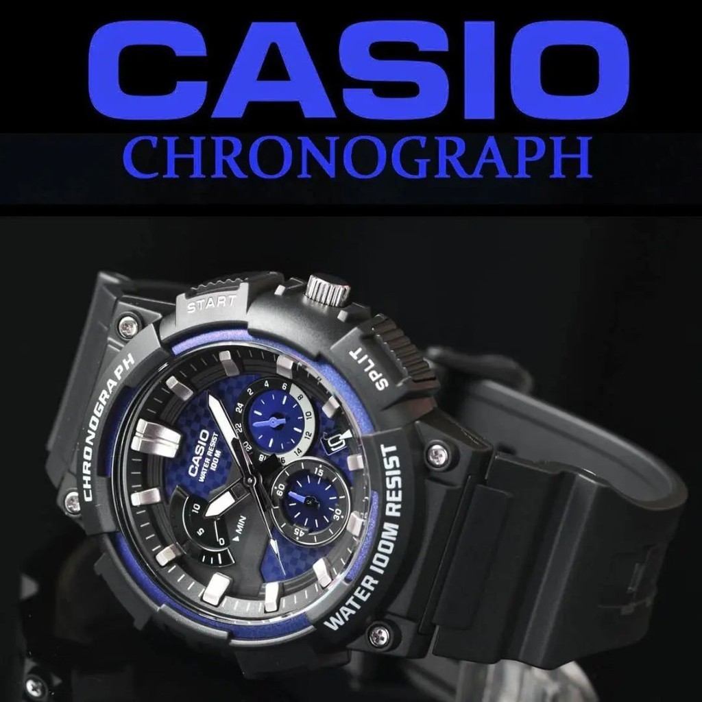 近全新 CASIO G-shock 手錶 G-SHOCK 計時器 藍色 100m 防水 日本直送 二手