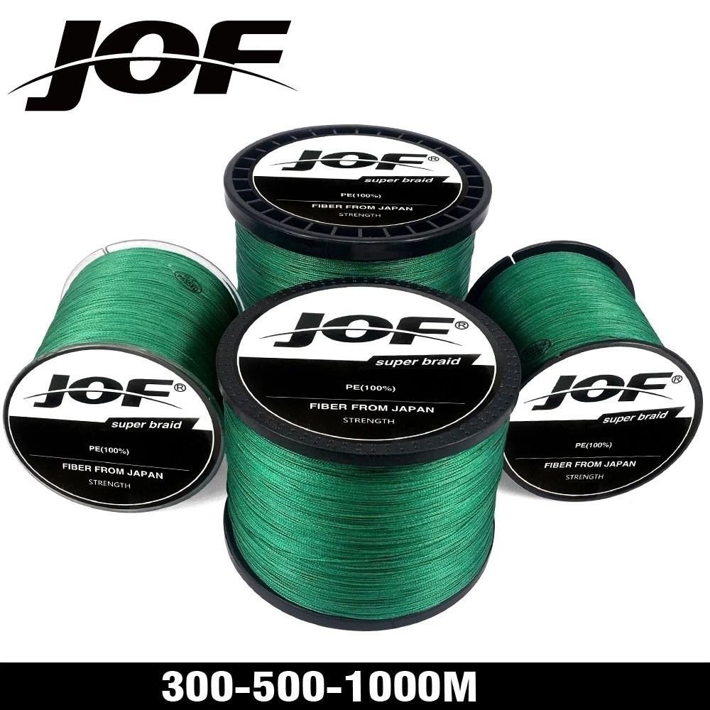 Jof 300M 500M 1000M 9股PE編織釣魚線強力PE線編織線漁具釣魚配件編織釣魚線