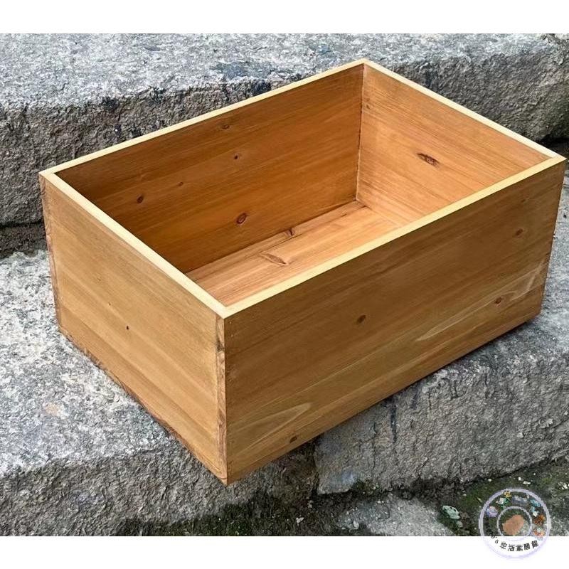 超市木盒定製堆頭陳列紅酒木箱大小木質箱水果展示木筐裝飾收納箱