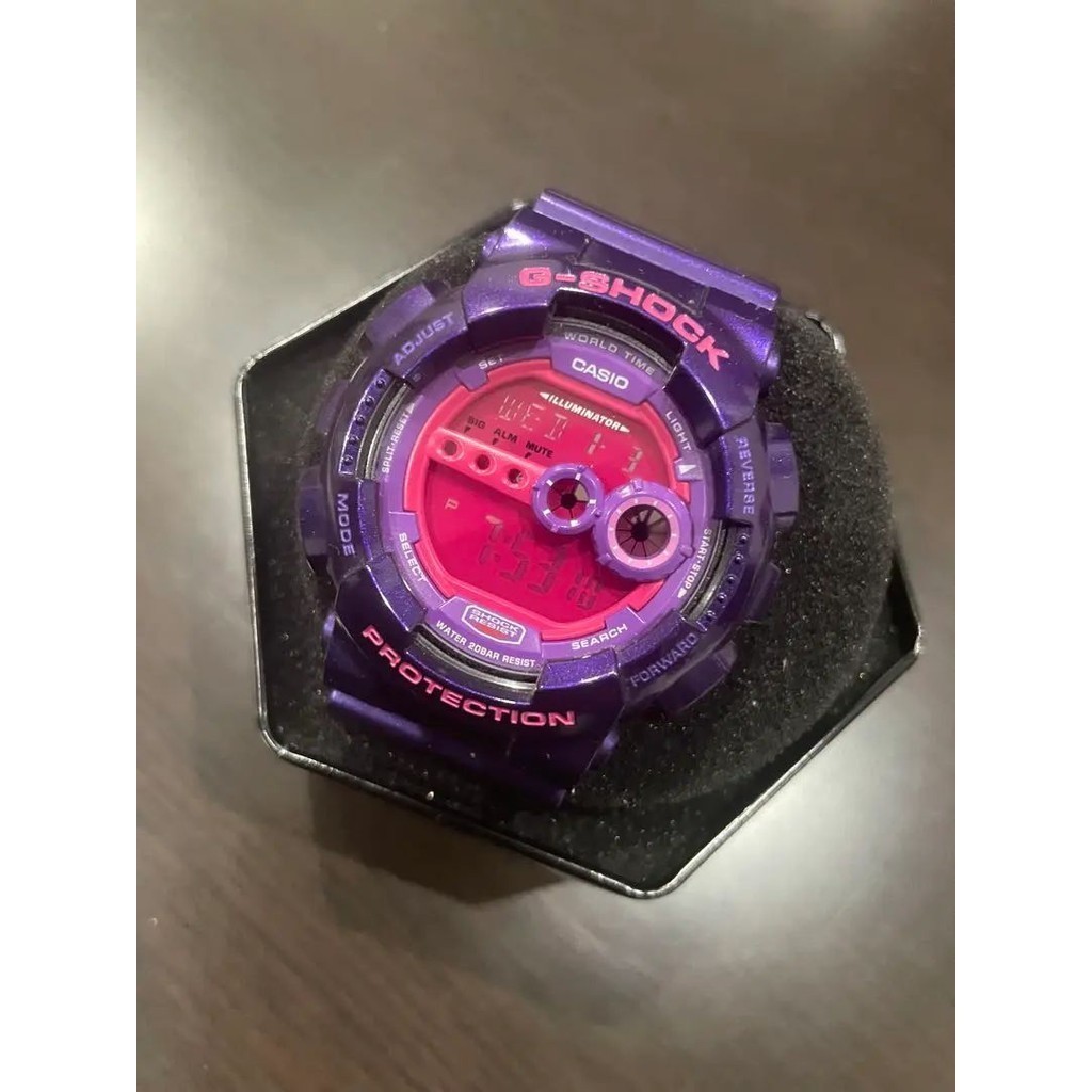 CASIO 手錶 G-SHOCK 紫色 粉色 設計概念 日本直送 二手
