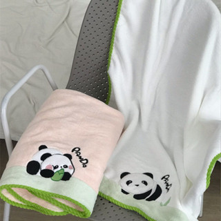 熊貓毛巾 熊貓浴巾 吸水浴巾 毛巾佈浴袍 超強吸水