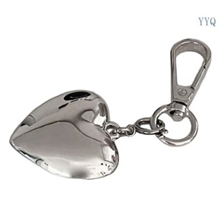 Yyq 時尚心形吊墜鑰匙扣包掛飾情人節甜美鑰匙圈
