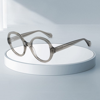 高檔手工板材眼鏡框光學眼鏡框架圓形大框眼鏡歐美外貿款6640