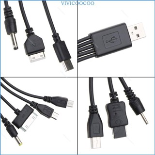 Vivi 20CM 10 合 1 USB 手機充電器線 USB 轉多插頭手機 USB 充電線