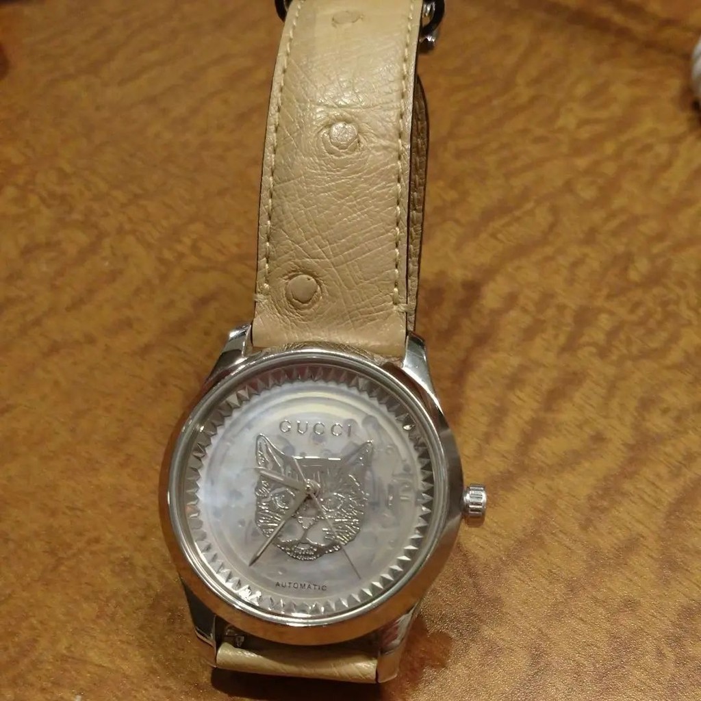 GUCCI 古馳 手錶 TIMELESS Cat 自多上鏈 mercari 日本直送 二手