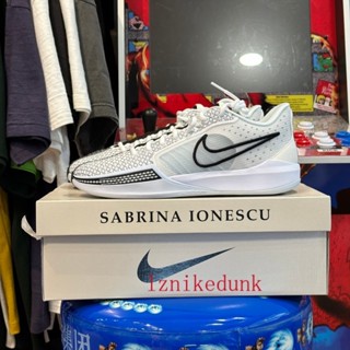 實拍 Nike Sabrina 1 Magnetic EP 白黑 實戰 籃球鞋 女鞋男段 FQ3389-103
