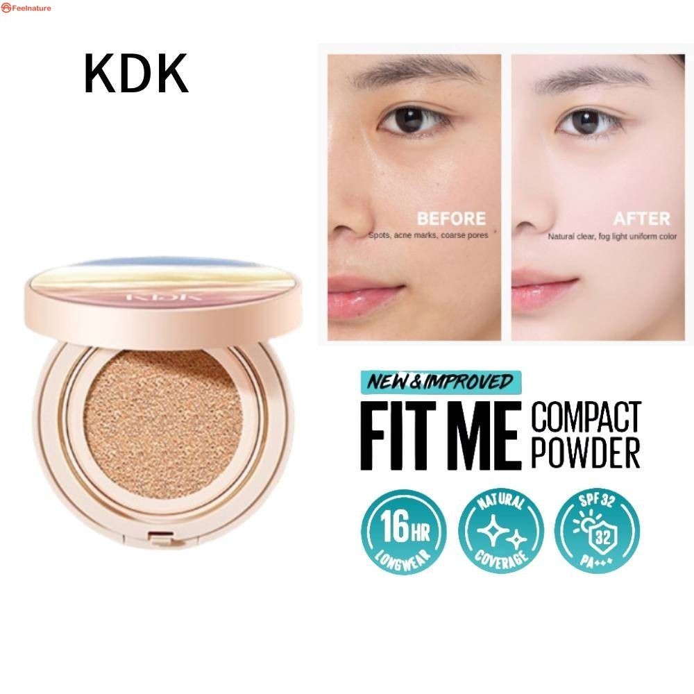 KDK 彩妝氣墊遮瑕持久防水霧面裸妝自然臉部彩妝feelnature1