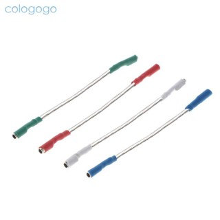Colo 4x Silver Leads Wires Cable 40mm 適用於 1 2-1 3mm Pins 轉盤唱