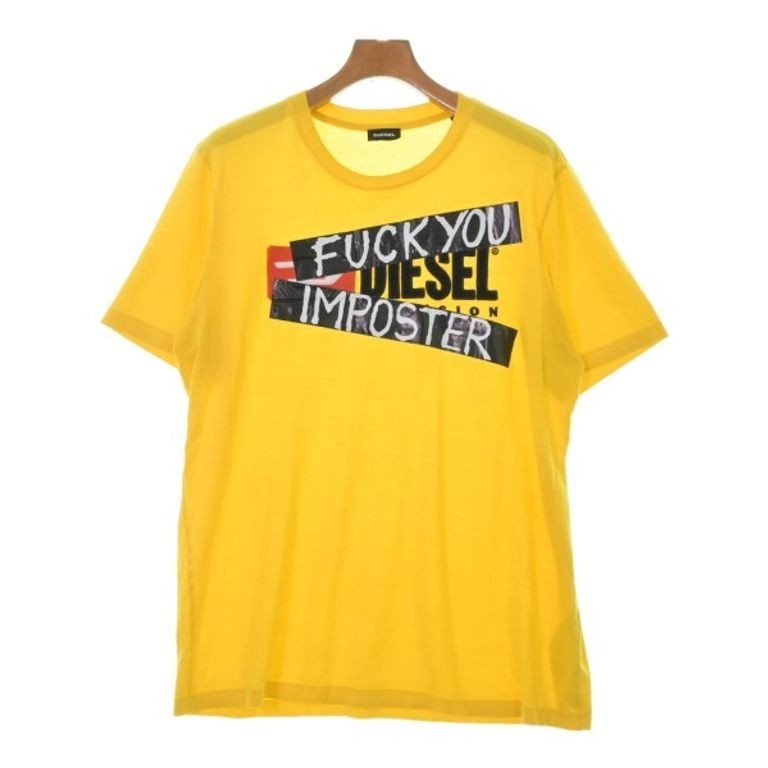 Diesel DIESEL針織上衣 T恤 襯衫男性 黃色 日本直送 二手