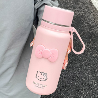 卡通hello Kitty兒童學生保溫杯大容量辦公室茶葉分離茶杯便攜情侶水杯女高顏值水瓶