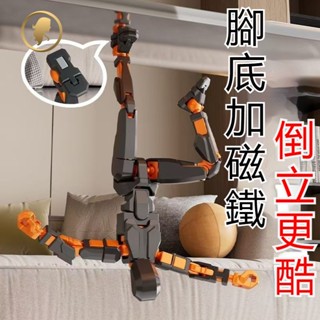 ✨桃園發貨✨臺灣熱賣 磁吸新款倖運13關節可動人偶玩具Dummy13第六代3D列印兵人模型