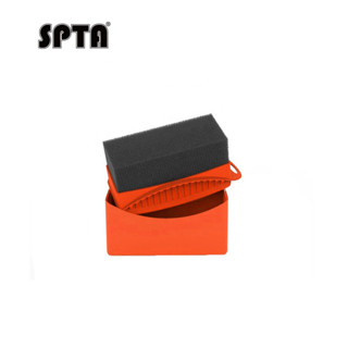 Spta 修整和保護塗抹器易握軟塗抹器輪胎光澤修整墊汽車清潔泡沫海綿
