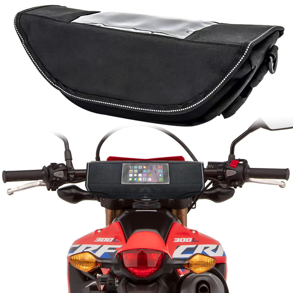 適用於 CRF300L CRF300L CRF300L 摩托車車把防水包旅行包收納包屏幕GPS