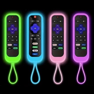 適用於 TCL Roku RC280TV 的夜光通用軟矽膠電視遙控器盒