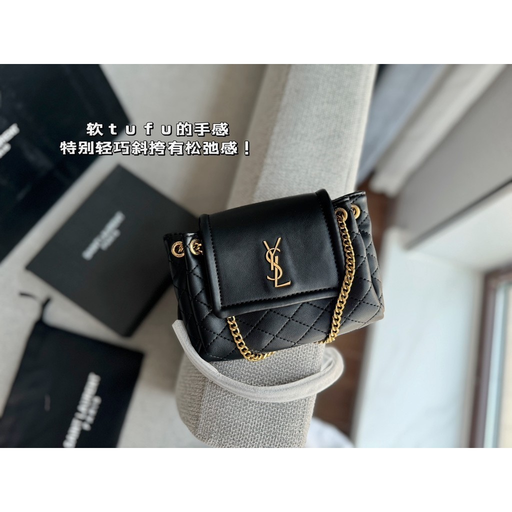 YSL mini NOLITA手袋  真皮潮流時尚精緻女士包包復古後背包零錢包側背包托特包斜背包錢包包情人節禮物生日禮物