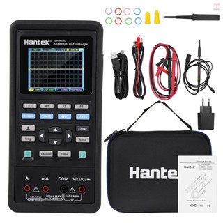 Hantek 2 合 1 手持式數字示波器 + 萬用表雙通道 2 通道 USB 示波器便攜式示波器 40MHz 帶寬 2