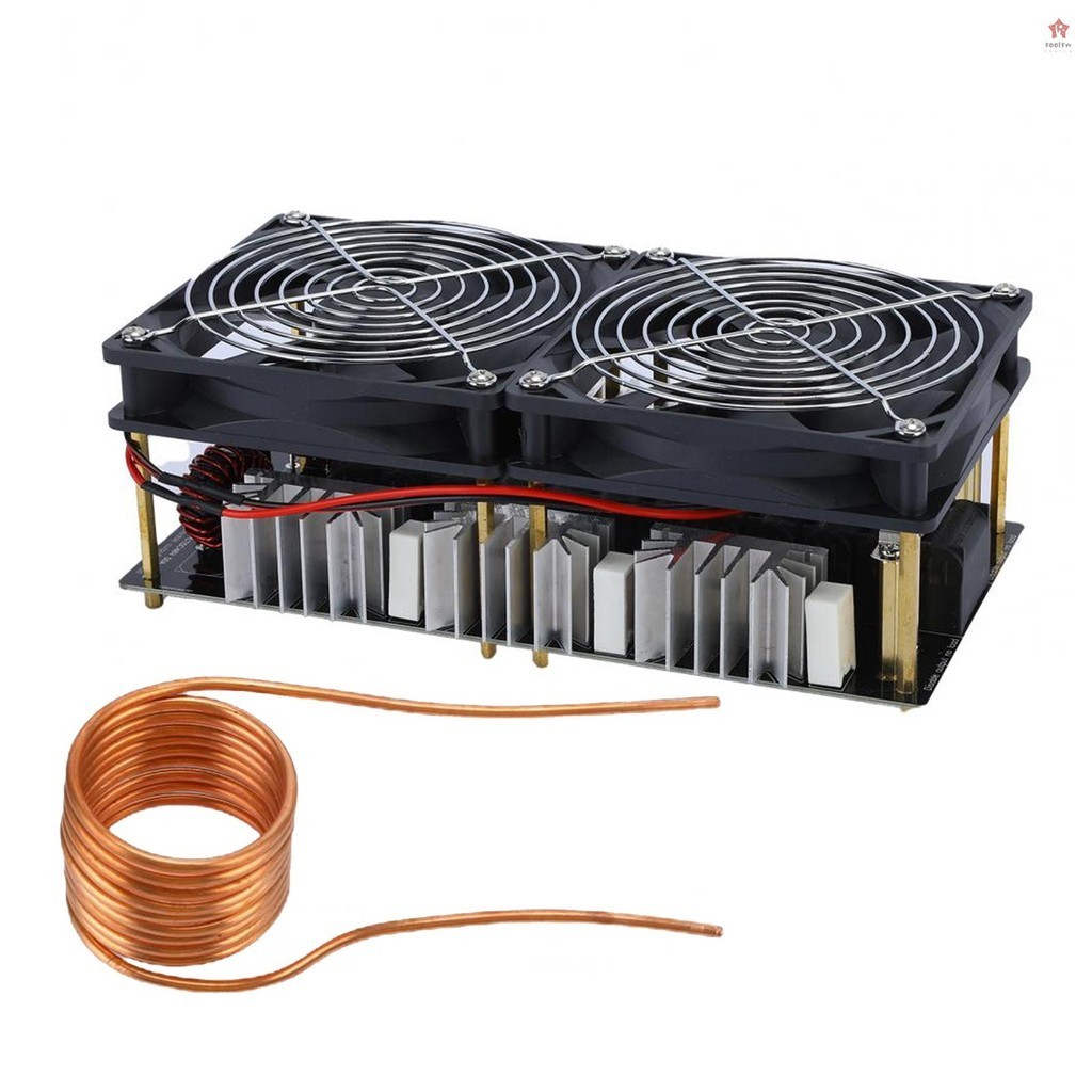 [熱銷]2500W 50A DC 12-48V 感應加熱板 ZVS 電源模塊高頻低壓反激驅動器加熱器特斯拉線圈用於熱處理