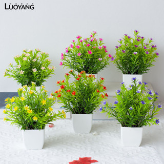 洛陽牡丹 仿真迷你植物假植物假綠植 桌面裝飾塑膠31目小花盆栽