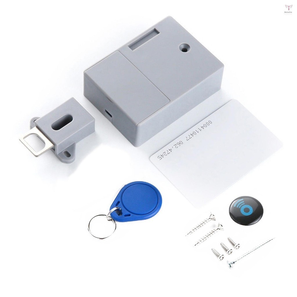 電池ic卡感應櫃抽屜智能smartlock DIY隱形隱藏數字鎖無穿孔