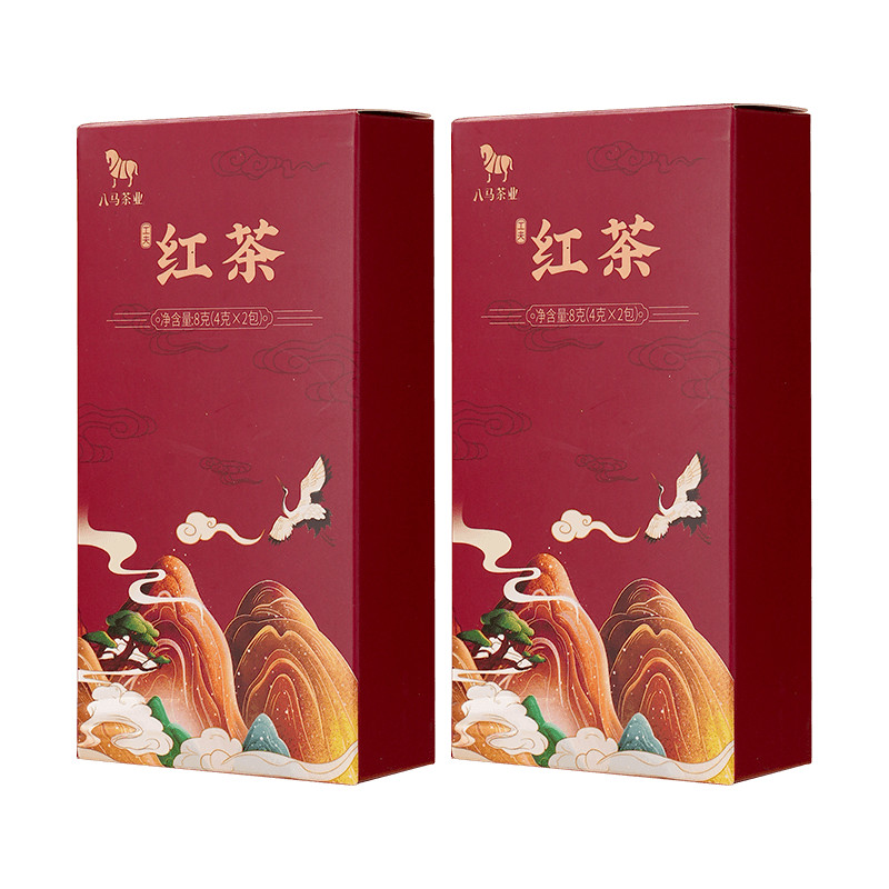 八馬茶業 工夫紅茶 福建原産地好茶 茶葉 盒裝8g*2盒