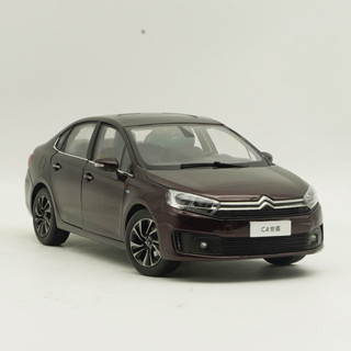 現貨原廠 1:18東風雪鐵龍 世嘉 C4 CITROEN 合金模擬汽車模型收藏