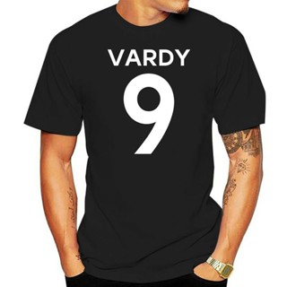 Jamie Vardy 9 Club Player Style T 恤皇家白夏季短袖棉 T 恤