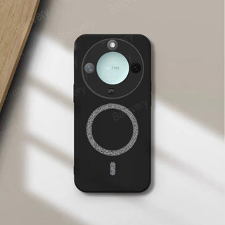 榮耀 X9C 智慧 X9C X9B X9A TPU 矽膠磁性無線充電保護套全保護手機殼